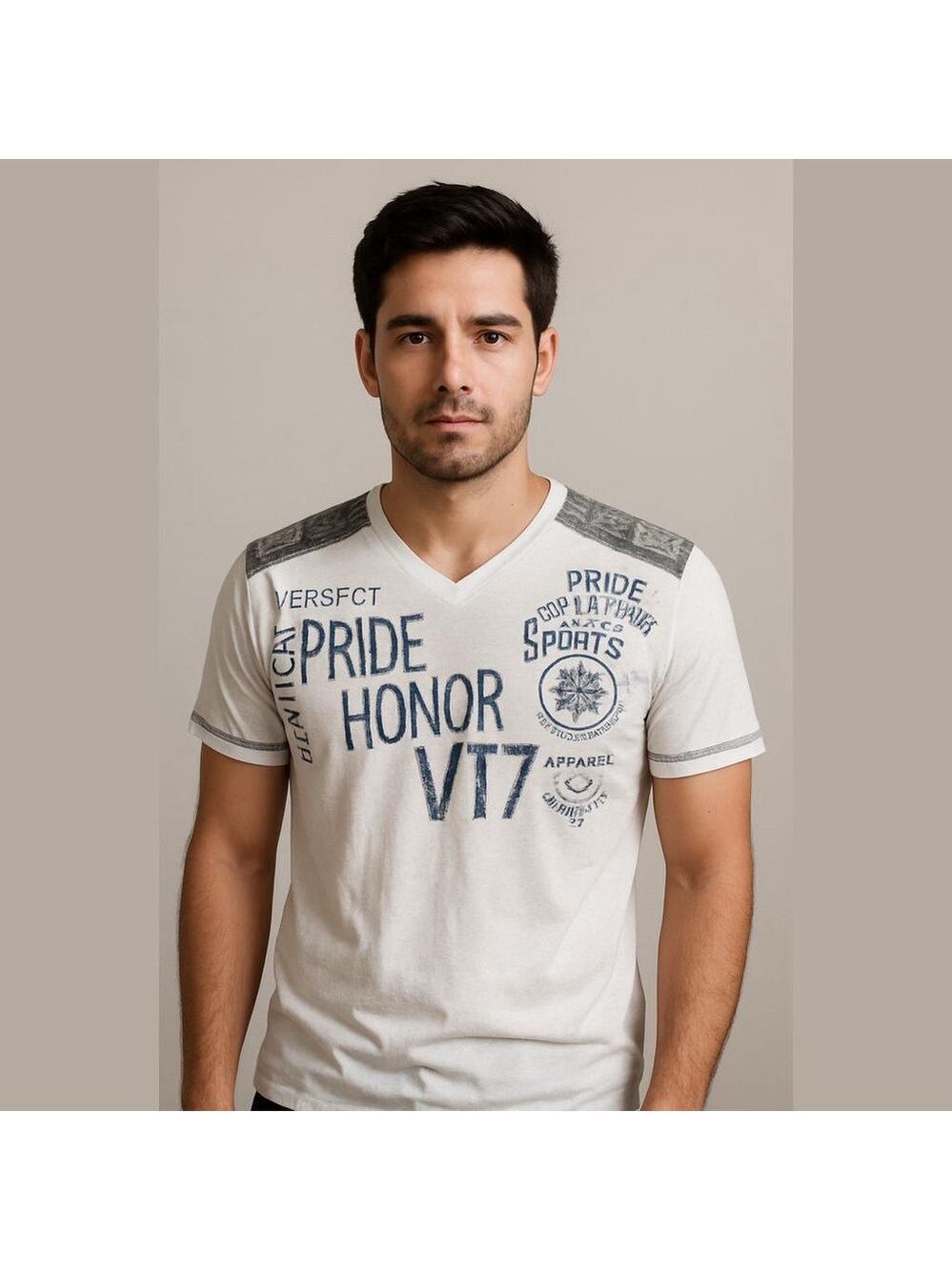 Vertical sports T-shirt size medium